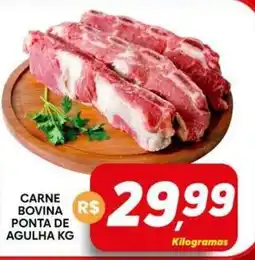 Supermercado Bem Barato Carne bovina ponta de agulha oferta