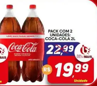 Supermercado Bem Barato Coca-Cola sabor original menos açucar oferta