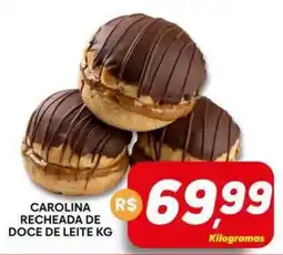Supermercado Bem Barato carolina recheada de doce de leite oferta
