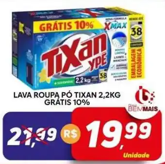 Supermercado Bem Barato Lava roupa pó tixan oferta