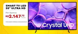 Casa e Vídeo smart tv led 50" ultra hd oferta