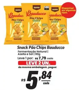 Stok Center Snack Pão Chips Bauducco oferta
