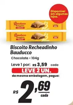 Stok Center Biscoito Recheadinho Bauducco Chocolate oferta