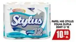 Higa's Supermercado Papel hig stylus folha dupla oferta