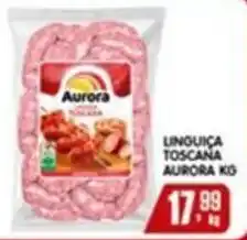Higa's Supermercado Linguiça Toscana Aurora oferta