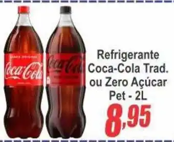 Serrano Supermercado Refrigerante Coca-Cola Trad. ou Zero Açúcar oferta
