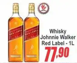 Serrano Supermercado Whisky Johnnie Walker Red Label oferta