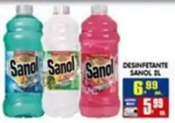 Higa's Supermercado Desinfetante sanol 2l oferta