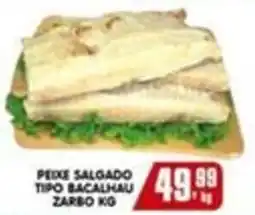 Higa's Supermercado Peixe salgado tipo bacalhau oferta
