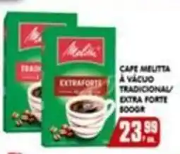 Higa's Supermercado Café melitta à vácuo tradicional/extra forte oferta