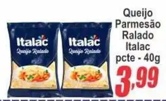 Serrano Supermercado Queijo Parmesão Ralado Italac oferta