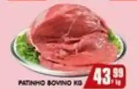 Higa's Supermercado Patinho bovino kg oferta