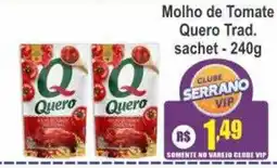 Serrano Supermercado Molho de Tomate Quero Trad. oferta