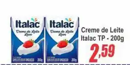 Serrano Supermercado Creme de Leite Italac oferta