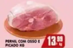 Higa's Supermercado Pernil com osso e picado kg oferta
