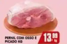 Higa's Supermercado Pernil com osso e picado kg oferta