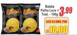 Serrano Supermercado Batata palha leve + tradicional oferta