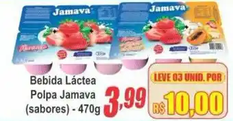 Serrano Supermercado Bebida Láctea Polpa Jamava (sabores) oferta