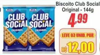 Serrano Supermercado Biscoito club social original oferta