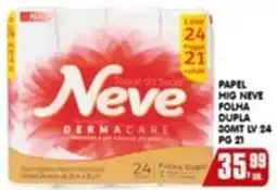 Higa's Supermercado Toque da Seda Neve oferta