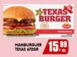 Higa's Supermercado hamburguer texas 672gr oferta
