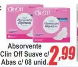 Serrano Supermercado Absorvente clin off suave c/ abas oferta