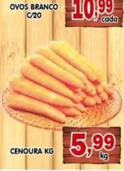 Higa's Supermercado ovos branco oferta