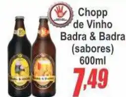 Serrano Supermercado Chopp de Vinho Badra & Badra (sabores) oferta