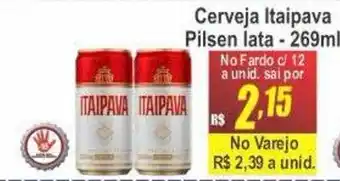 Serrano Supermercado Cerveja Itaipava Pilsen lata oferta