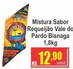 Serrano Supermercado Mistura sabor requeijão vale do pardo bisnaga oferta