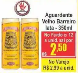 Serrano Supermercado Aguardente Velho Barreiro oferta