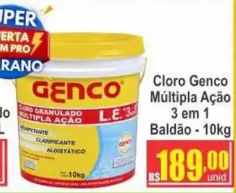 Serrano Supermercado Cloro genco múltipla ação oferta