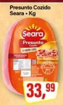 Rede Supermarket Presunto Cozido Seara kg oferta