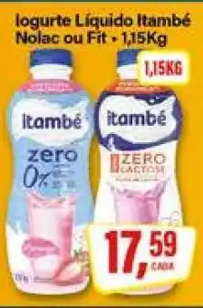 Rede Supermarket Iogurte Líquido Itambé Nolac ou Fit oferta