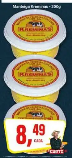 Rede Supermarket Manteiga Kreminas oferta