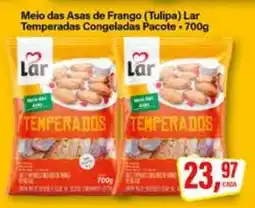 Rede Supermarket Meio das Asas de Frango (Tulipa) Lar Temperadas Congeladas Pacote oferta