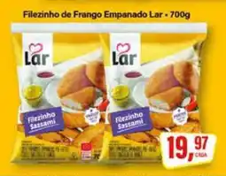 Rede Supermarket Filezinho de Frango Empanado Lar - 700g oferta