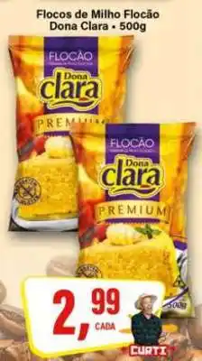 Rede Supermarket Flocos de Milho Flocão Dona Clara oferta
