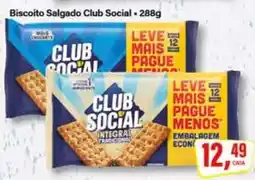 Rede Supermarket Biscoito Salgado Club Social oferta