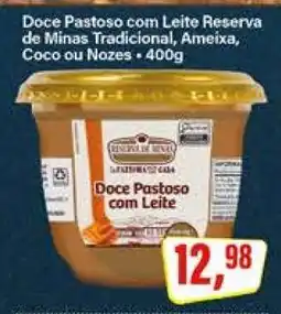 Rede Supermarket Doce Pastoso com Leite Reserva de Minas oferta