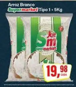 Rede Supermarket Arroz Branco oferta