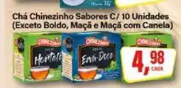 Rede Supermarket Chá Chinezinho Sabores C/ 10 Unidades oferta