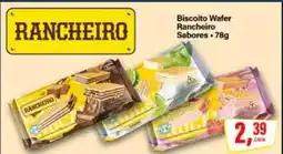 Rede Supermarket Biscoito Wafer Rancheiro oferta