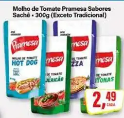 Rede Supermarket Molho de Tomate Pramesa Sabores Sachê oferta