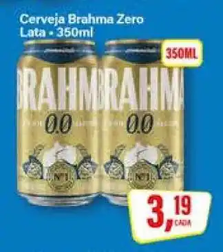 Rede Supermarket Cerveja Brahma Zero Lata oferta