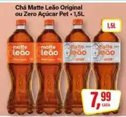Rede Supermarket Chá Matte Leão Original ou Zero Açúcar Pet oferta