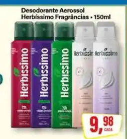 Rede Supermarket Desodorante Aerossol Herbíssimo oferta