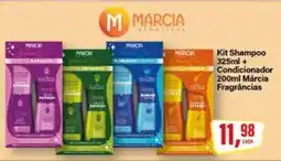 Rede Supermarket Kit Shampoo 325ml + Condicionador 200ml Márcia Fragrâncias oferta