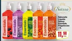 Rede Supermarket Sabonete Liquido Suissa Esentials Fragrâncias oferta