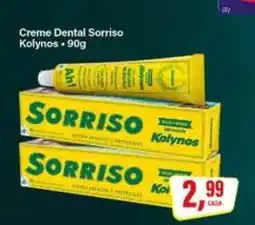 Rede Supermarket Creme Dental Sorriso Kolynos oferta